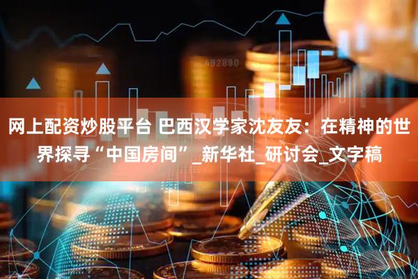 网上配资炒股平台 巴西汉学家沈友友：在精神的世界探寻“中国房间”_新华社_研讨会_文字稿